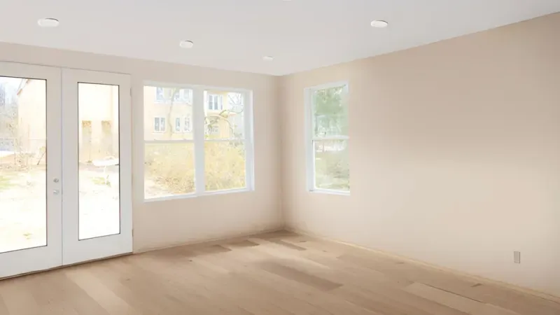 before image of empty interior